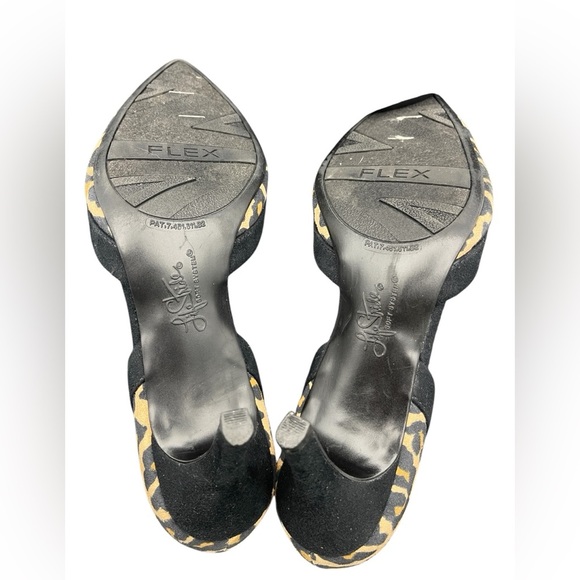 Life Stride Women’s Heels Brown Black Leopard Animal Print Stiletto Size 6 Glam - Picture 7 of 9